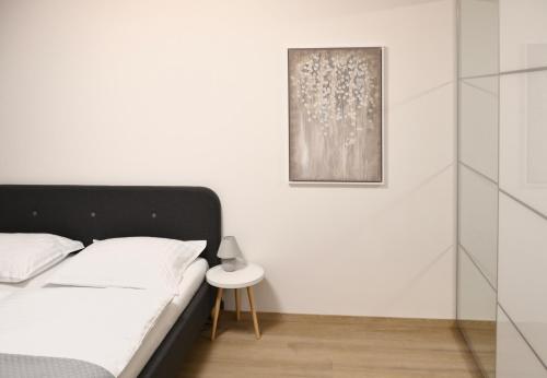 Postel nebo postele na pokoji v ubytování Apartmán Pohoda Trenčianske Teplice