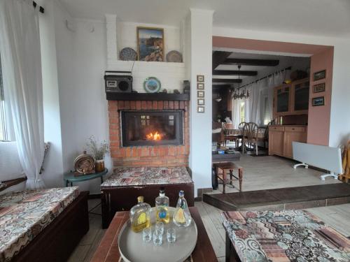 Χώρος καθιστικού στο Panorama Beska