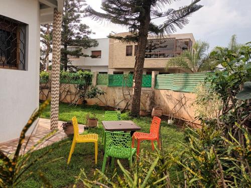 En have udenfor Villa stade Moulay Abdellah