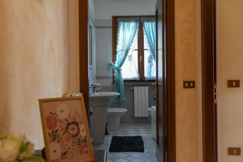 Et badeværelse på Villetta i Nocetti