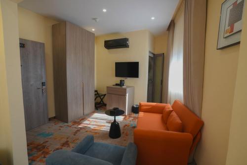 TV/trung tâm giải trí tại Friends Hotel Jordan