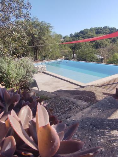 Bazén v ubytování Cabañas de montaña nebo v jeho okolí