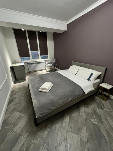 Postel nebo postele na pokoji v ubytování Apartament modern