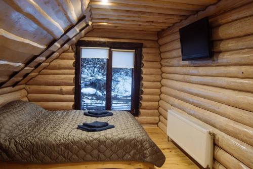 TV a/nebo společenská místnost v ubytování садиба Шепіт лісу