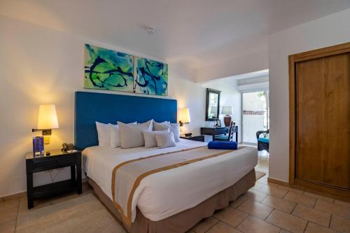 Postel nebo postele na pokoji v ubytování Blue JackTar