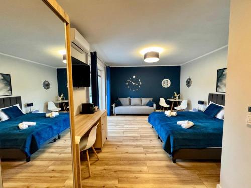 Postel nebo postele na pokoji v ubytování BALTICUS Mrzeżyno