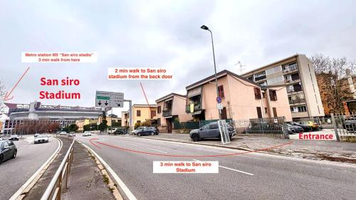 Exclusive & Cosy 3-Bedroom apartment by San Siro Stadium & Metro