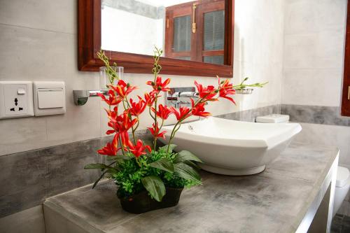 Et badeværelse på Galle My Bungalow