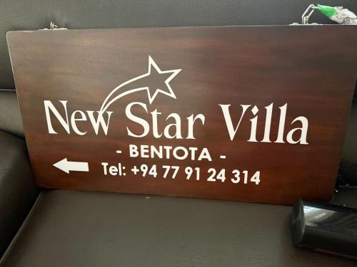 Een certificaat, prijs of ander document dat getoond wordt bij New Star Villa