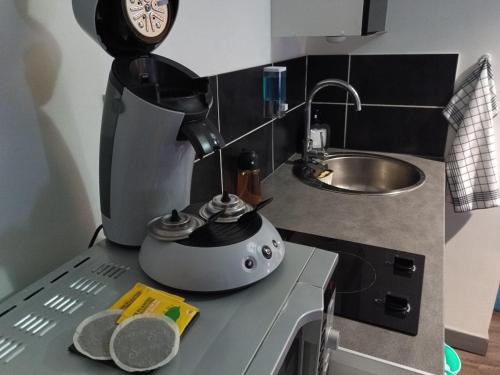 Køkken eller tekøkken på Studio cœur de ville