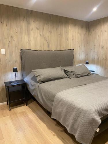 Postel nebo postele na pokoji v ubytování Moderna y espectacular casa en Maitencillo