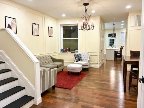 Posezení v ubytování Historic Madison Ave