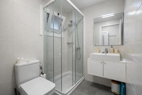 Koupelna v ubytování Alojamiento cerca de la Playa