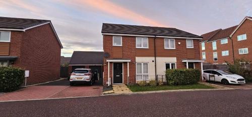 Bygningen som feriehuset ligger i