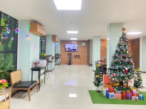 Een TV en/of entertainmentcenter bij Wish Resident Ubonratchathani
