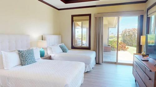 Ένα ή περισσότερα κρεβάτια σε δωμάτιο στο ❤PiH❤ MAUNA KEA DREAM We ︎ Families Private Heated PoolSpa Stunning Views