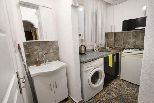 Køkken eller tekøkken på Ayasofya Bella Vista APART