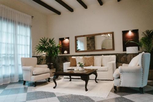 Khu vực ghế ngồi tại Casa del Sol Cafayate