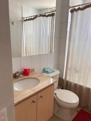 Et badeværelse på Papudo laguna