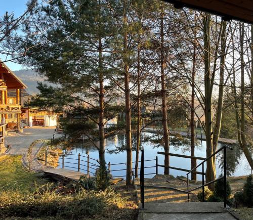 Naturlandskabet i nærheden af feriehuset