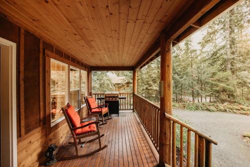 Balkón nebo terasa v ubytování Glacier Springs #95