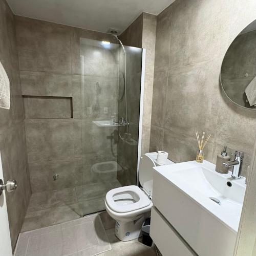 Phòng tắm tại Loft acuña