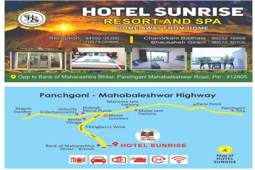 Πιστοποιητικό, βραβείο, πινακίδα ή έγγραφο που προβάλλεται στο Hotel Sunrise