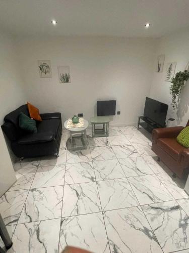 Et opholdsområde på The Cotes Suite by Nestura