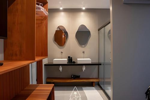 Et badeværelse på Luxo na Praia do Marceneiro