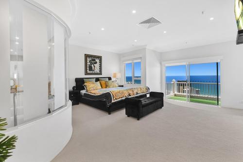 Et opholdsområde på Belle Maison Apartments - Official