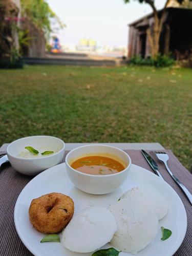 Mad på bed and breakfast-stedet eller i nærheden