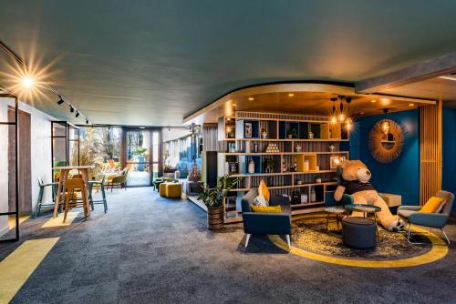 Et opholdsområde på Novotel Le Mans