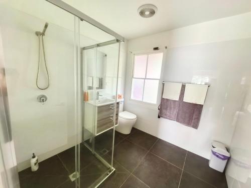 Et badeværelse på Christian's Minde Jervis bay