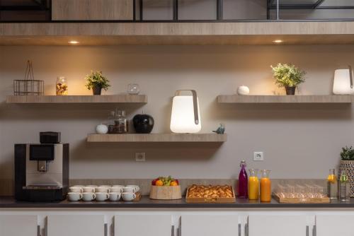 Kuchyň nebo kuchyňský kout v ubytování Hilton Garden Inn Bordeaux Centre