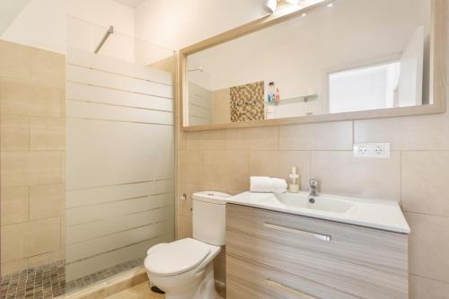 Et badeværelse på Mi casita de Chimaca