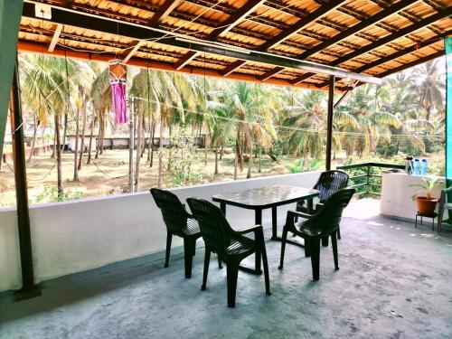 Patio nebo venkovní prostory v ubytování Darpana Homestay