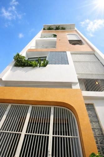 a view of the facade of a building at Adory Homestay Huế in Hue