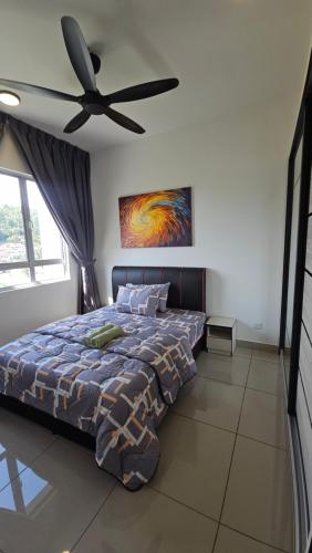 En eller flere senge i et værelse på Bayu Temiang Residence - Be Cityscape Haven