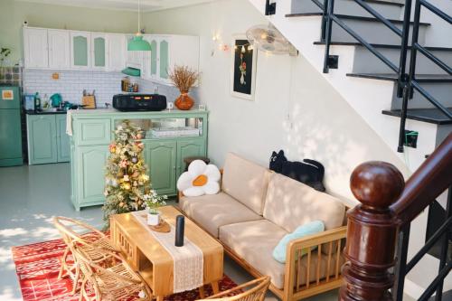 Køkken eller tekøkken på Cá Homestay