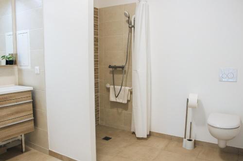 Koupelna v ubytování Résidence Nouvelles Sylphides Carrières-sous-Poissy