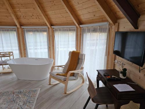 Et tv og/eller underholdning på Oasi del Sangro