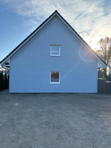 Bygningen som feriehuset ligger i