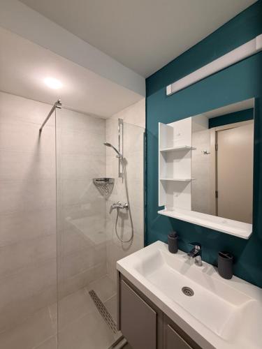 Et badeværelse på Gudauri Block F4