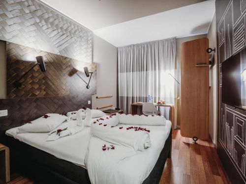 Postel nebo postele na pokoji v ubytování Ibis Casablanca City Center