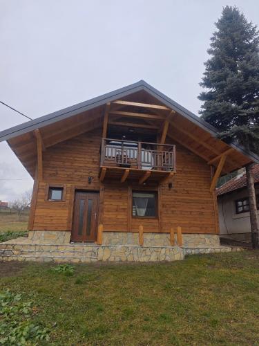 Bygningen som feriehuset ligger i