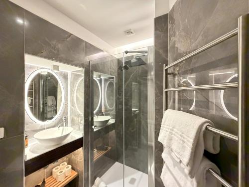 Koupelna v ubytování Easydomus Rome