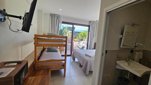 En eller flere senge i et værelse på Villa Antonino