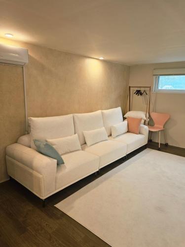 En eller flere senge i et værelse på 경기도 양평군 강남로714-14