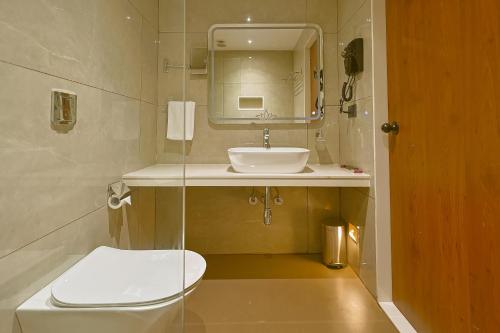 Phòng tắm tại Len R Inn