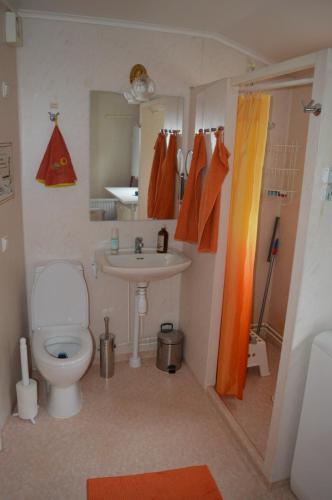 Et badeværelse på Humlebo